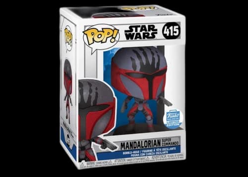 Funko Pop! Star Wars Mandalorian Super Commando Funko Shop Exclusive Figure #415