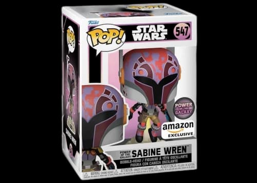 Funko Pop! Star Wars Power of the Galaxy: Sabine Wren Power of the Galaxy Amazon Exclusive Figure #547