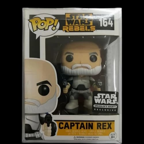 Funko Pop! Star Wars Rebels Captain Rex Smugglers Bounty Exclusive Bobble-Head Figure #164