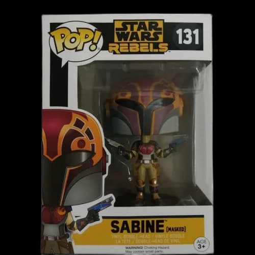 Funko Pop! Star Wars Rebels Sabine (Masked) Bobble-Head Figure #131
