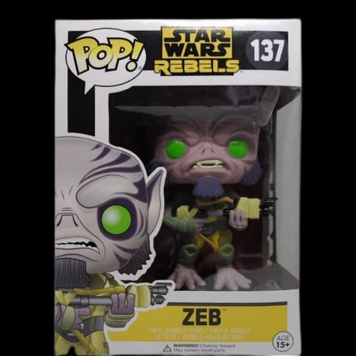 Funko Pop! Star Wars Rebels Zeb Bobble-Head Figure #137