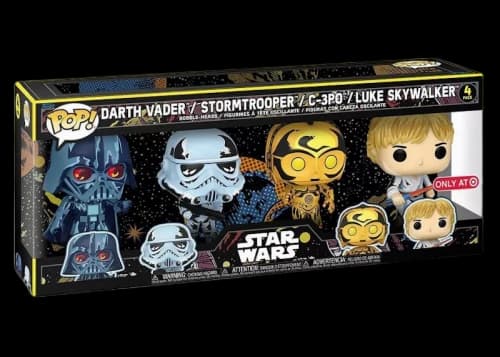 Funko Pop! Star Wars Retro Series Target Exclusive 4-Pack