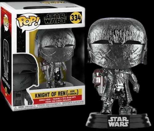 Funko Pop! Star Wars Rise of The Skywalker Knights of Ren Cannon Hematite Chrome Figure #334