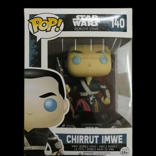 Funko Pop! Star Wars Rogue One Chirrut Imwe Bobble-Head Figure #140