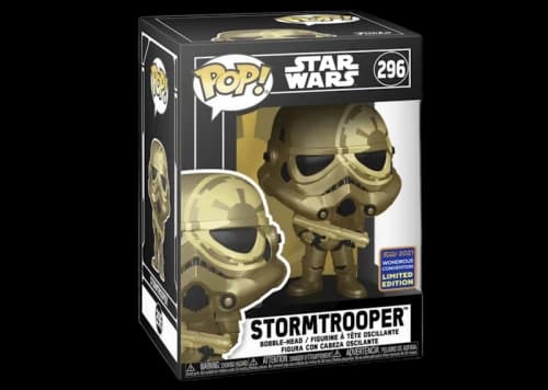 Funko Pop! Star Wars Stormtrooper Funko Wondrous Convention Edition Bobble-Head Figure #296