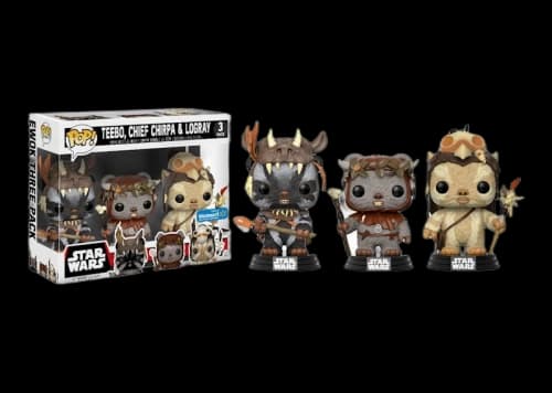 Funko Pop! Star Wars Teebo Chief Chirpa & Logray Walmart Exclusive 2 Pack