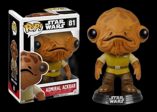 Funko Pop! Star Wars The Force Awakens Admiral Ackbar Bobble-Head #81