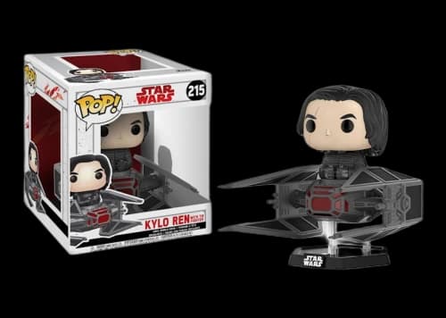 Funko Pop! Star Wars The Last Jedi Kylo Ren with TIE Fighter Deluxe Bobble-Head #215