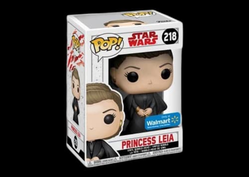 Funko Pop! Star Wars The Last Jedi Princess Leia Walmart Exclusive Bobble-Head #218