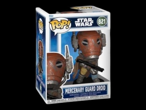Funko Pop! Star Wars: The Mandalorian and Grogu Mercenary Guard Droid Figure #821
