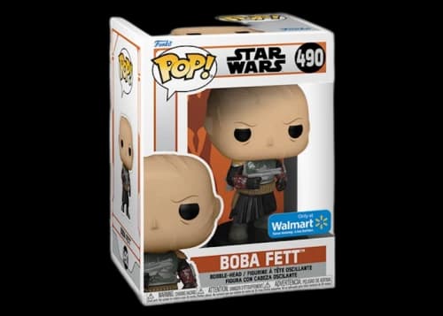 Funko Pop! Star Wars The Mandalorian Boba Fett Walmart Exclusive Figure #490