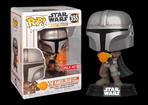 Funko Pop! Star Wars The Mandalorian Flame Throwing Target Exclusive Bobble-Head #355