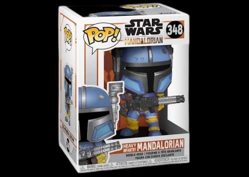Funko Pop! Star Wars The Mandalorian Heavy Infantry Mandalorian Figure #348