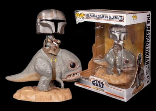 Funko Pop! Star Wars The Mandalorian On Blurrg Figure #358