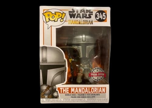 Funko Pop! Star Wars The Mandalorian Special Edition Bobble-Head Figure #345