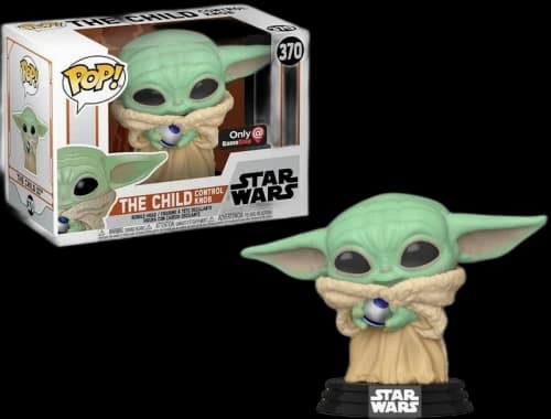 Funko Pop! Star Wars The Mandalorian The Child (with Control Knob) Gamestop Exclusive Figure #370