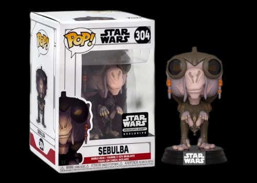 Funko Pop! Star Wars The Phantom Menace Sebulba Smuggler's Bounty Exclusive Bobble-Head #304