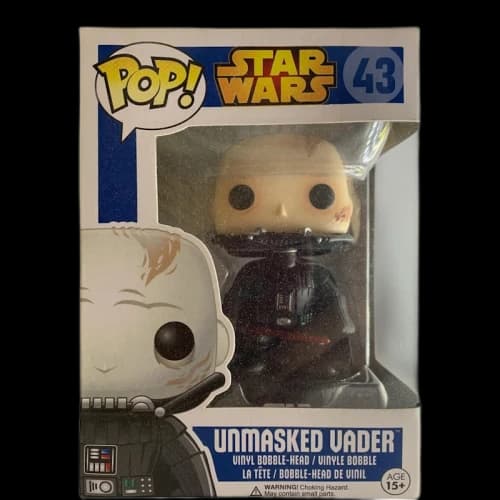 Funko Pop! Star Wars Unmasked Vader Bobble-Head Figure #43