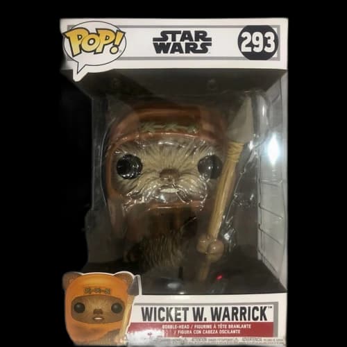 Funko Pop! Star Wars Wicket W. Warrick 10 inch Bobble-Head Figure #293