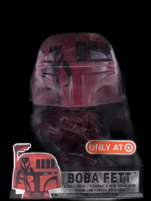 Funko Pop! Star Wars x Futura Boba Fett Target Exclusive Red 10-Inch Bobble-Head Figure #297