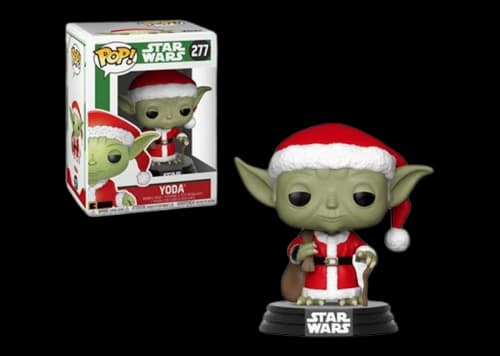 Funko Pop! Star Wars Yoda Holiday Santa Bobble-Head #277