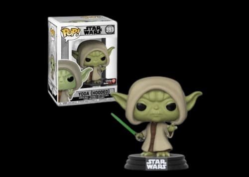 Funko Pop! Star Wars Yoda (Hooded) GameStop Exclusive Figure #393