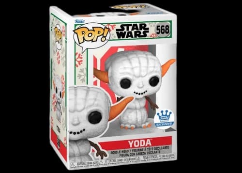Funko Pop! Star Wars Yoda (Snowman) Funko Shop Exclusive Figure #568