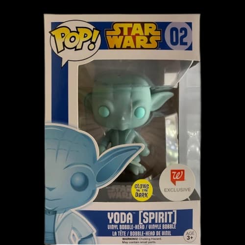 Funko Pop! Star Wars Yoda (Spirit) (Glow) Walgreens Exclusive Bobble-Head Figure #02