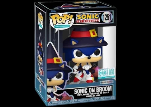 Funko Pop! Supreme LE: Sonic the Hedgehog Sonic on Broom 9500 PCS Figure #1251