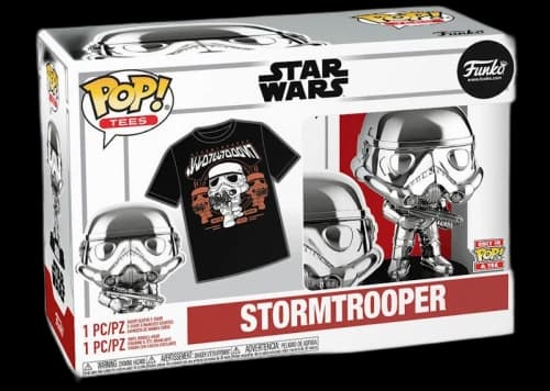 Funko Pop! Tees Star Wars Stormtrooper Only in Pop! & Tee Exclusive T-Shirt Bundle