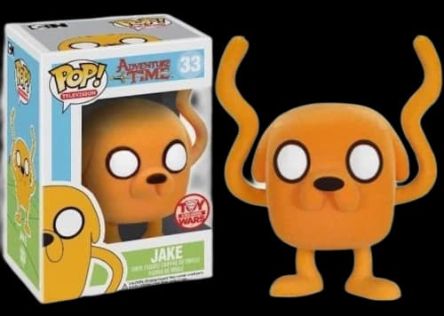 Funko Pop! Television Adventure Time Jake the Dog (Flocked) Wildcard Toys Exclusive Figure #33