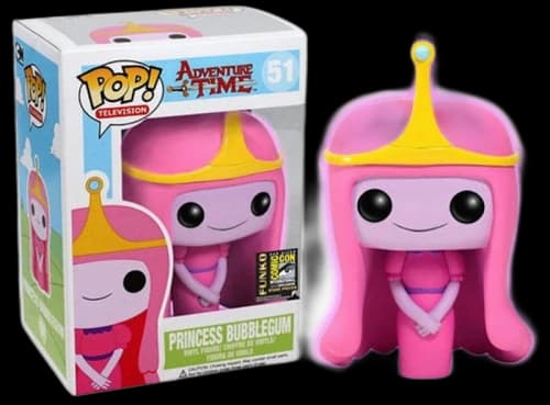 Funko Pop! Television Adventure Time Princess Bubblegum (Glow) SDCC Figure #51