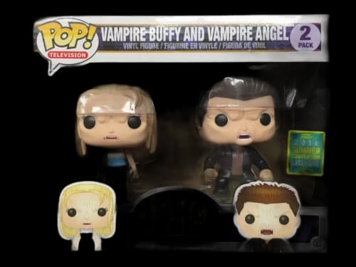 Funko Pop! Television Buffy The Vampire Slayer Vampire Buffy and Vampire Angel Summer Convention Exclusive 2016 2-Pack Figures