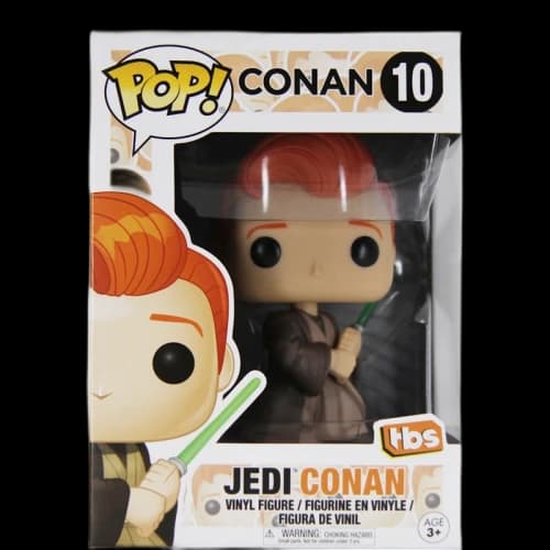 Funko Pop! Television Conan O'Brien (as Jedi) Figure #10