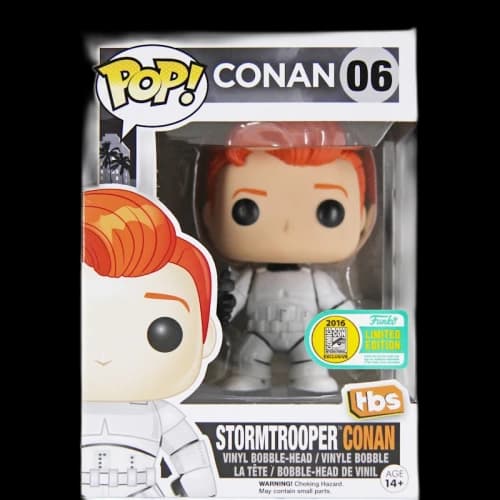 Funko Pop! Television Conan O'Brien (as Stormtrooper) SDCC Figure #06