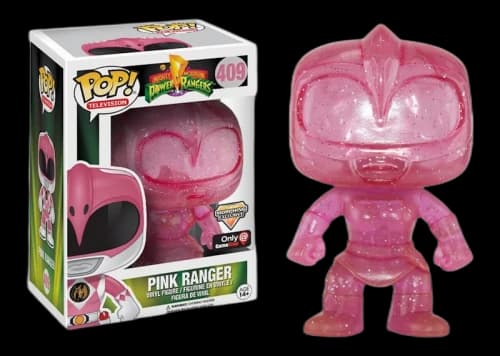 Funko Pop! Television Power Rangers Mighty Morphin Pink Ranger Morphing GameStop Exclusive Figure #409