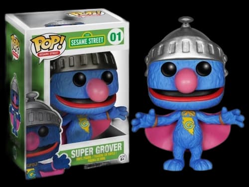 Funko Pop! Television Sesame Street Grover (Super) Toy Tokyo Exclusive Figure #01