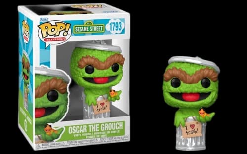 Funko Pop! Television: Sesame Street Oscar The Grouch Figure #1793