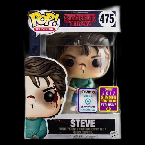 Funko Pop! Television Stranger Things Steve Harrington (with Bat) Gamescon Exclusive Summer Convention Exclusive Figure #475