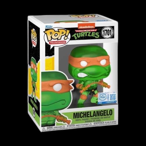 Funko Pop! Television Teenage Mutant Ninja Turtles Michelangelo (Translucent Green) Funko Exclusive #1701