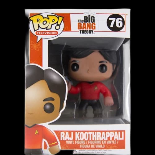 Funko Pop! Television The Big Bang Theory Raj Koothrappali (Star Trek) Figure #76