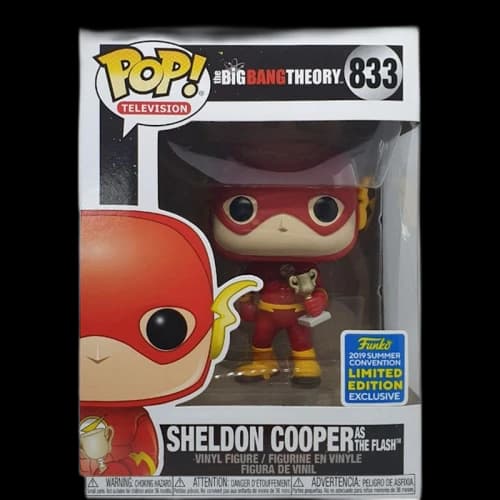 Funko Pop! Television The Big Bang Theory Sheldon Cooper as the Flash Summer Convention Figure #833