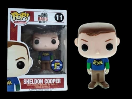 Funko Pop! Television The Big Bang Theory Sheldon Cooper Batman SDCC Figure #11