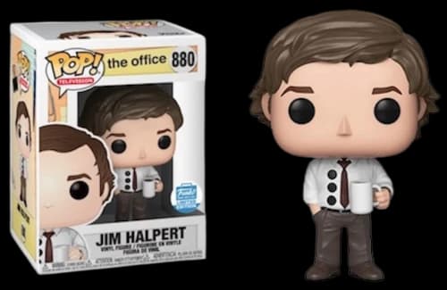 Funko Pop! Television The Office Jim Halpert Funko Shop Exclusive Figure #880