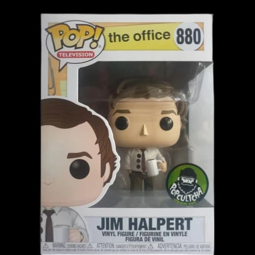 Funko Pop! Television The Office Jim Halpert Popcultcha Exclusive Figure #880
