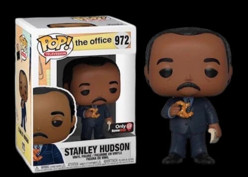 Funko Pop! Television The Office Stanley Hudson Pretzel Day Gamestop Exclusive Figure #972