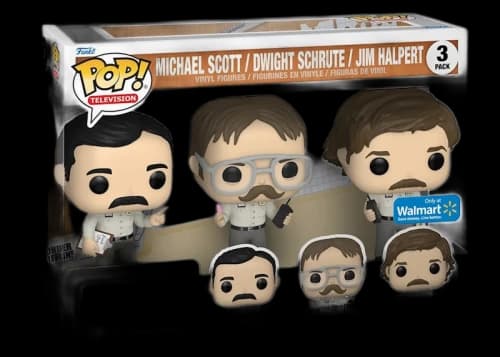Funko Pop! Television The Office Utica Prank Walmart Exclusive 3-Pack