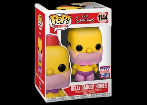 Funko Pop! Television The Simpsons Belly Dancer Homer 2021 Summer Convention Exclusive Figure #1144