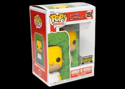 Funko Pop! Television The Simpsons Homer In Hedges Entertainment Earth Exclusive Figure #1252