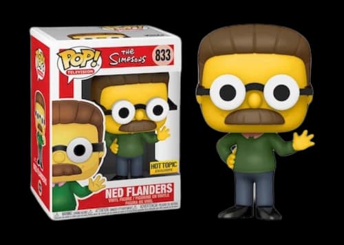 Funko Pop! Television The Simpsons Ned Flanders Hot Topic Exclusive Figure #833